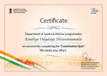 Constitution Day Certificate